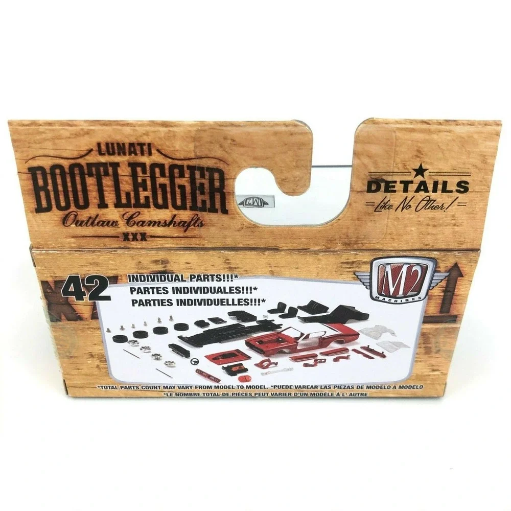 M2 Bootlegger 1970 70 Dodge Super Bee Hemi Car Black Die Cast 1/64 Scale